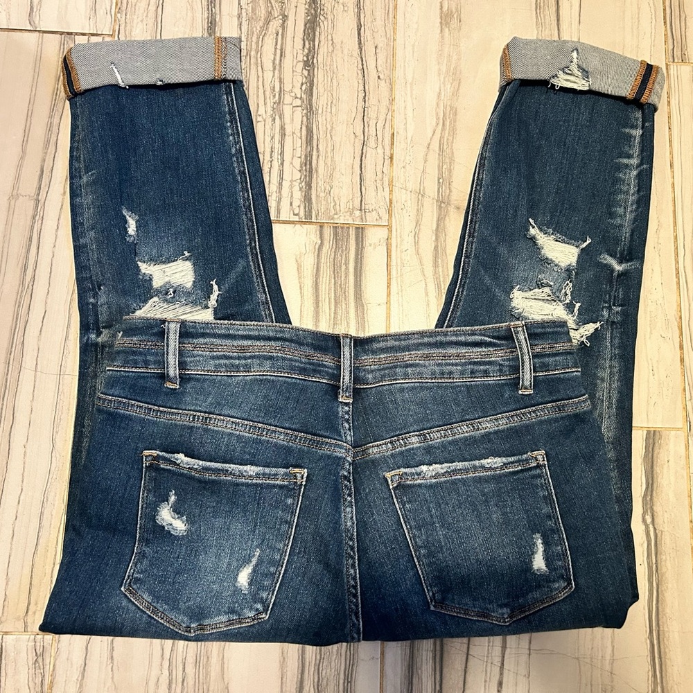 Like New Buckle BRIDGE BY GLY Hudson Mid-Rise Ankle Stretch Straight Jean - Picture 6 of 13